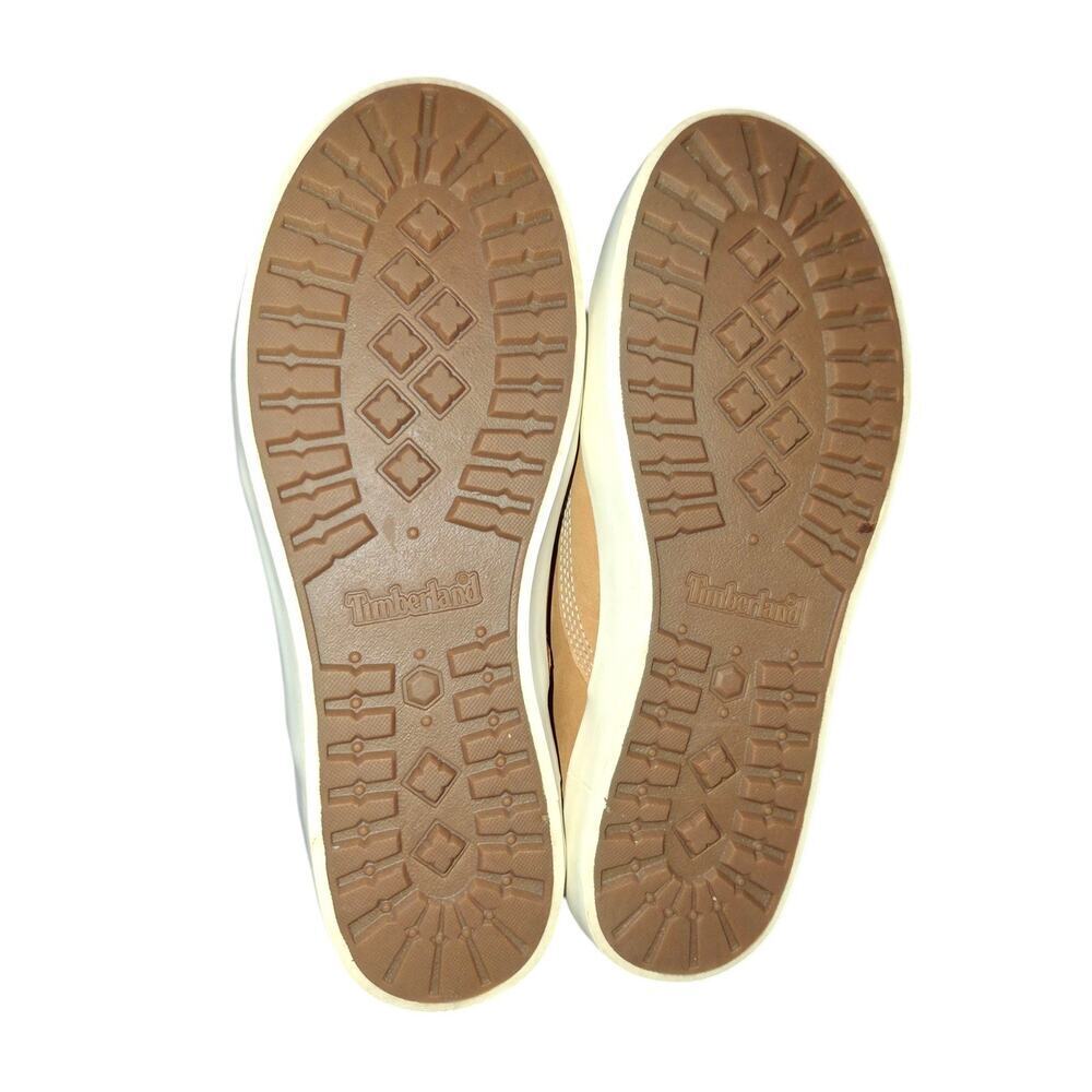 Timberland Chukka Sneakers Boots Ortholite Wheat Tan Size 5.5 Women Great Shape - Picture 6 of 8